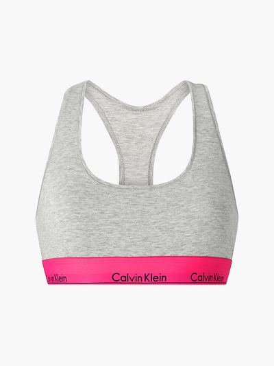 Calvin Klein Underwear HU773560 | Calvin Klein Modern Cotton Női Bralette Szürke